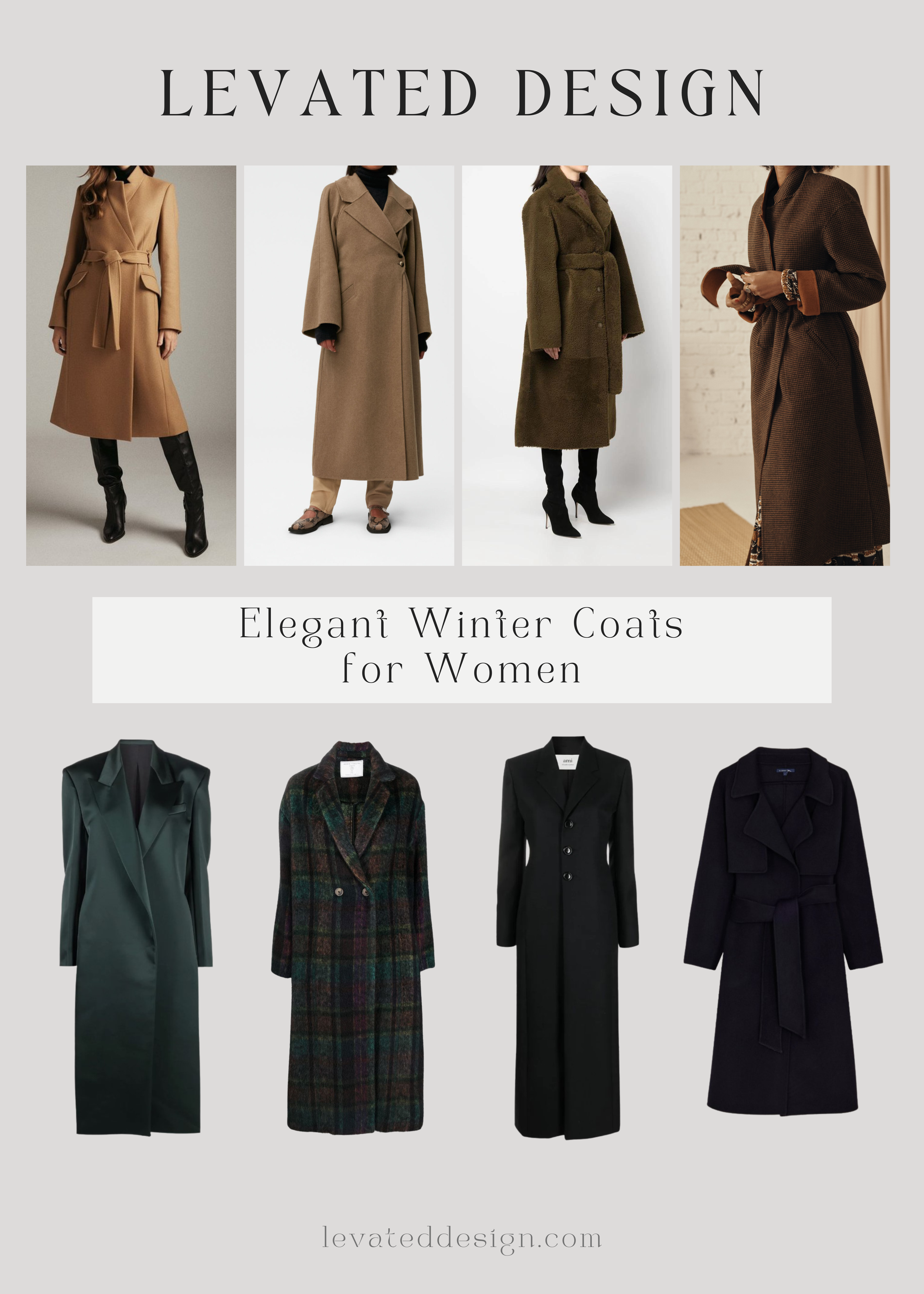 Winter coats womens sales designer